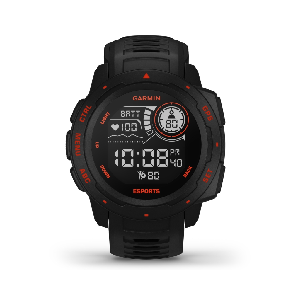 GARMIN INSTINCT ESPORTS 本我系列 GPS 智慧腕錶 - 電競潮流版