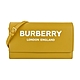 BURBERRY 經典LOGO 皮革WOC手拿/斜背包(黃色) product thumbnail 1