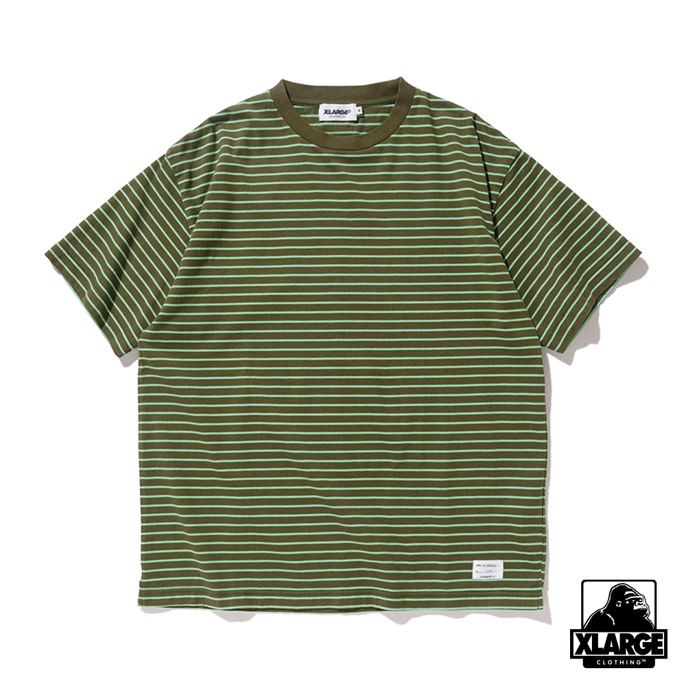 XLARGE S/S BORDER TEE短袖T恤-綠
