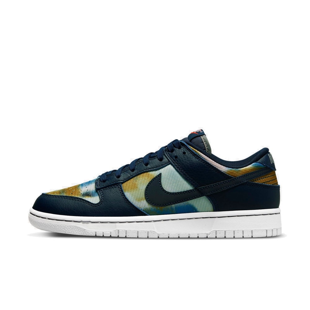 Nike Dunk Low Retro PRM 休閒滑板男鞋Graffiti 塗鴉噴漆深藍DM0108