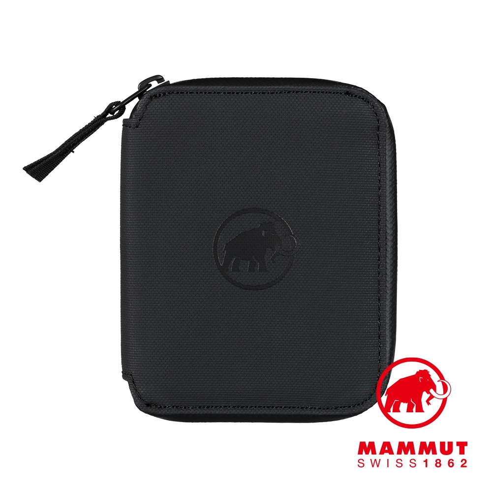 【Mammut】Seon Zip Wallet 休閒拉鍊短夾 黑色 #2810-00081