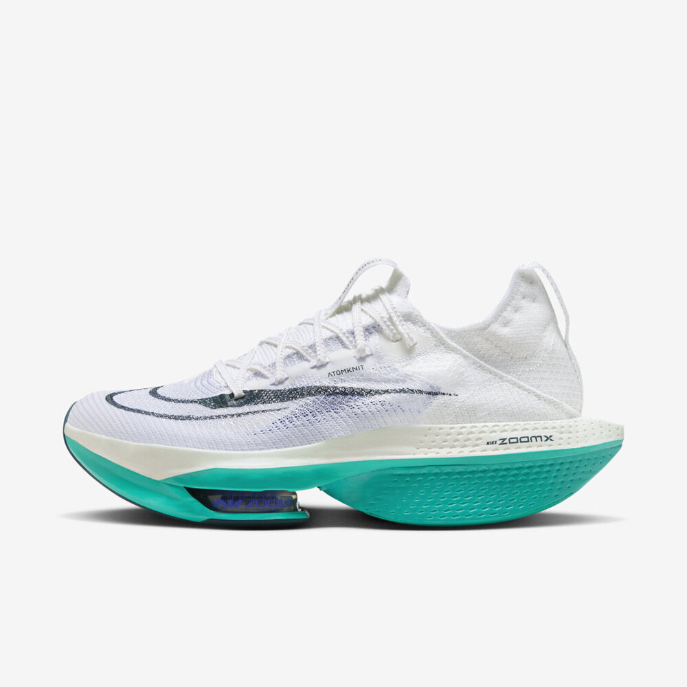 Nike Air Zoom Alphafly Next% 2 [DN3555-100] 男慢跑路跑競速氣墊白綠