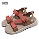 Nike 涼鞋 Wmns Vista Sandal 女鞋 米咖 紅 撞色 休閒 魔鬼氈 DJ6607-200 product thumbnail 1