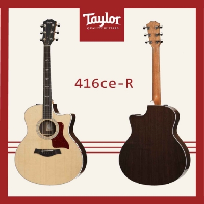 Taylor 416CE-R 電木吉他/ 贈原廠背帶+超值配件包