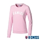 K-SWISS Curve KS Logo Sweatshirt刷毛圓領上衣-女-粉紅 product thumbnail 1