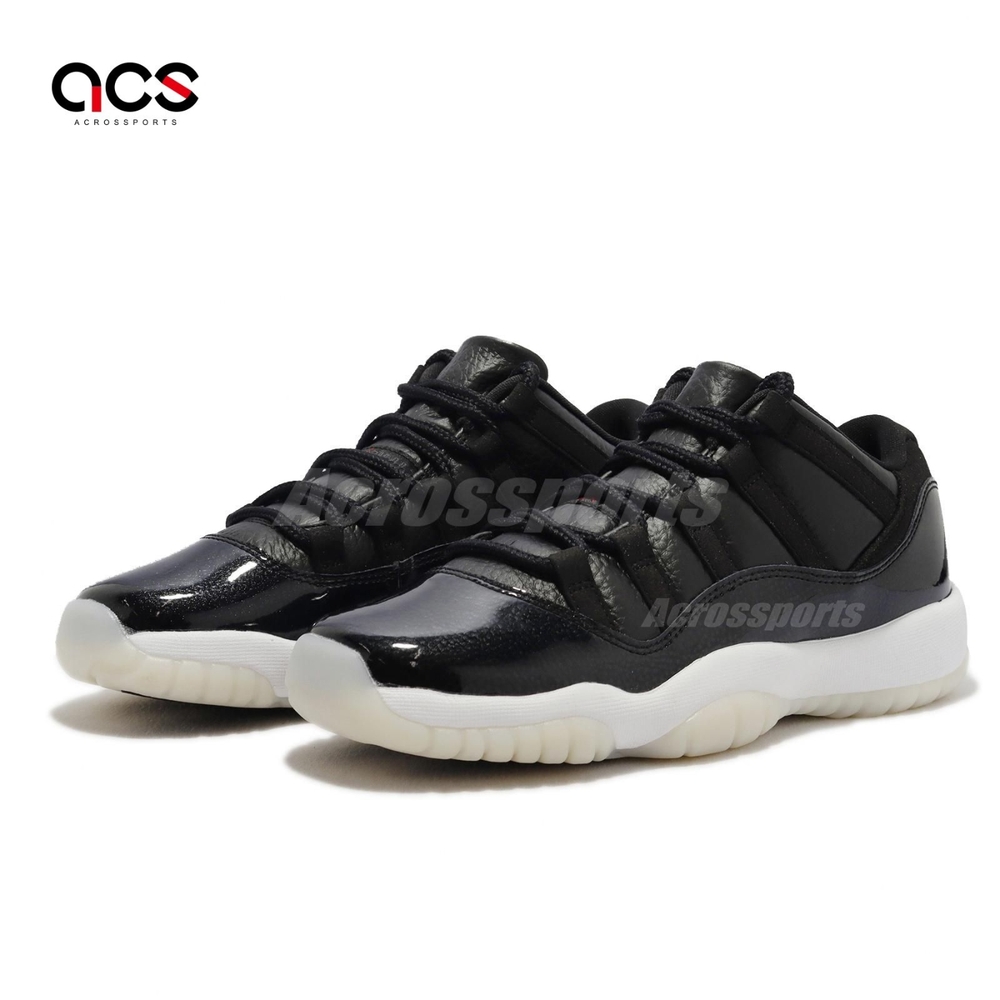 Nike 休閒鞋Air Jordan 11 Retro Low GS 大童女鞋黑白11代72-10 528896