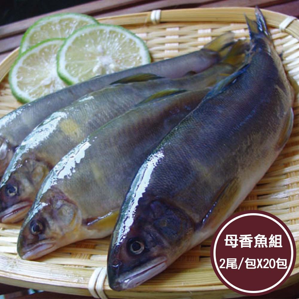 新鮮市集 隻隻抱卵母香魚20包(2尾/包)