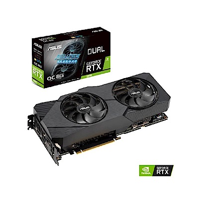 華碩ASUS DUAL GeForce RTX™ 2080 O8G GAMING EVO顯示卡