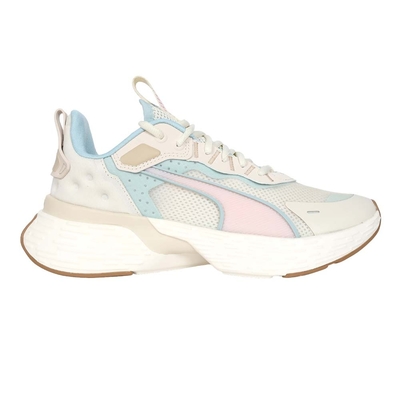 PUMA SOFTRIDE SWAY 女慢跑鞋-厚底 復古 37944303 米白粉湖藍