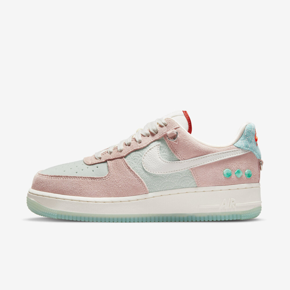 Nike Wmns Air Force 1 07 LX [DQ5361-011] 女休閒鞋經典AF1 麂皮粉綠