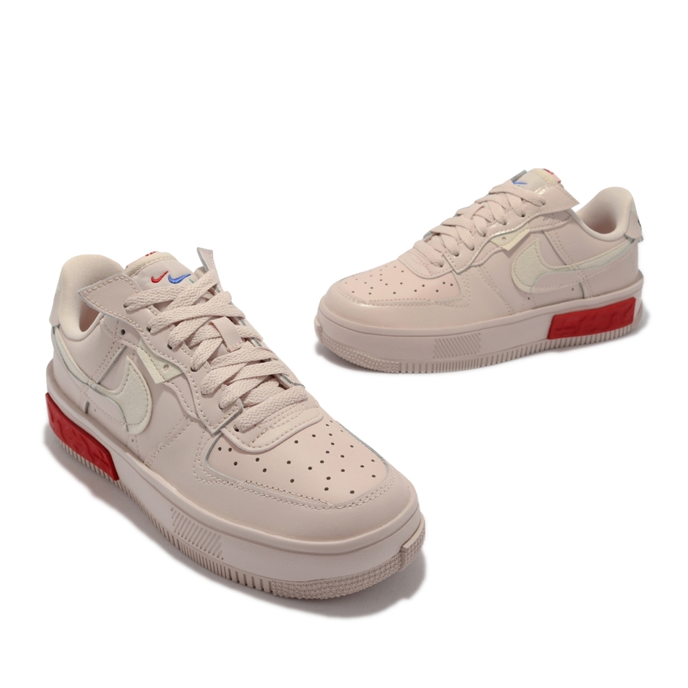 Nike 休閒鞋Air Force 1 Fontanka 女鞋經典款異材質拼接React避震穿搭