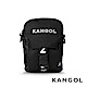 福利品 KANGOL LIBERTY系列 韓版潮流LOGO背帶小型插釦側背包-黑色 product thumbnail 1