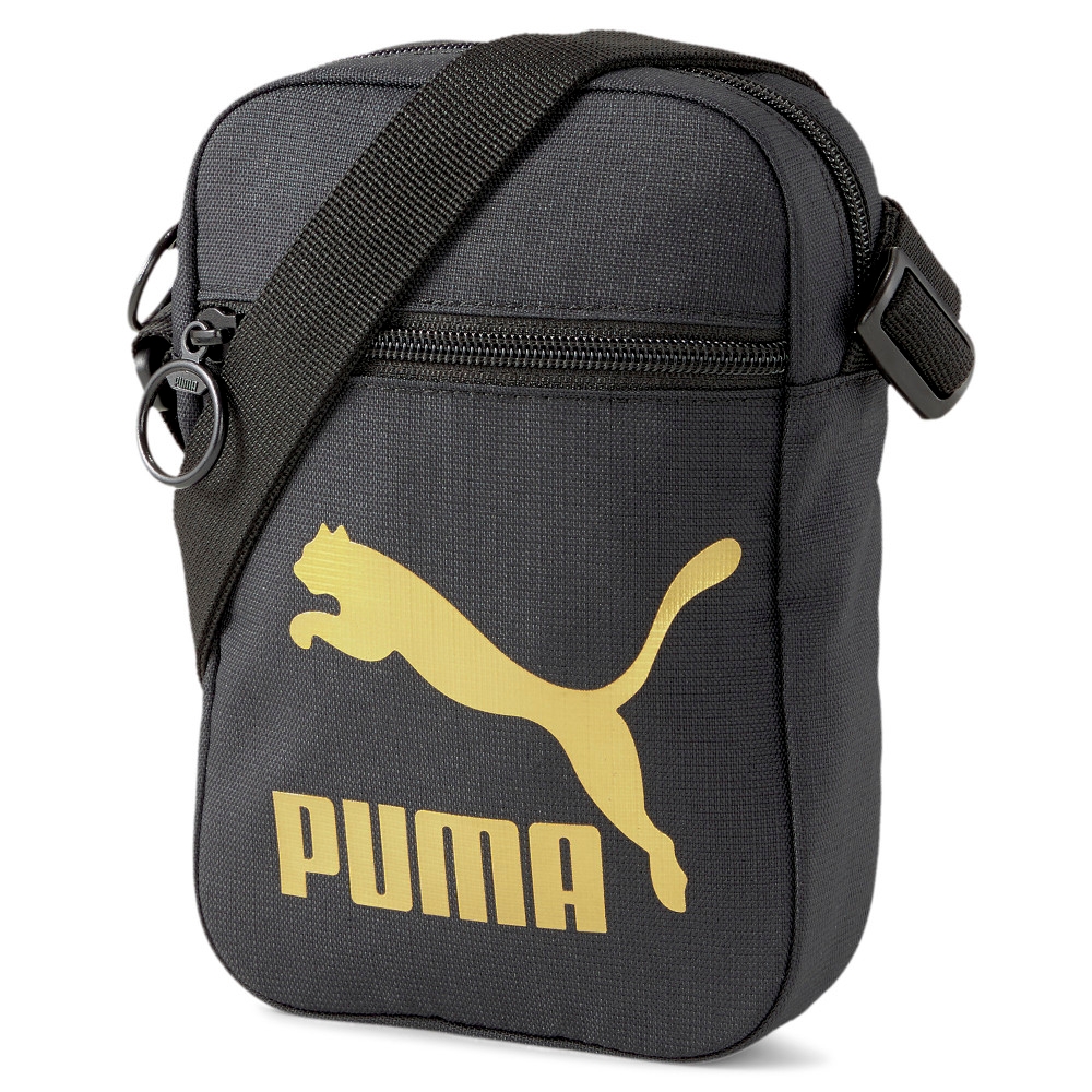 PUMA Originals Urban小側背包-黑金-07800801