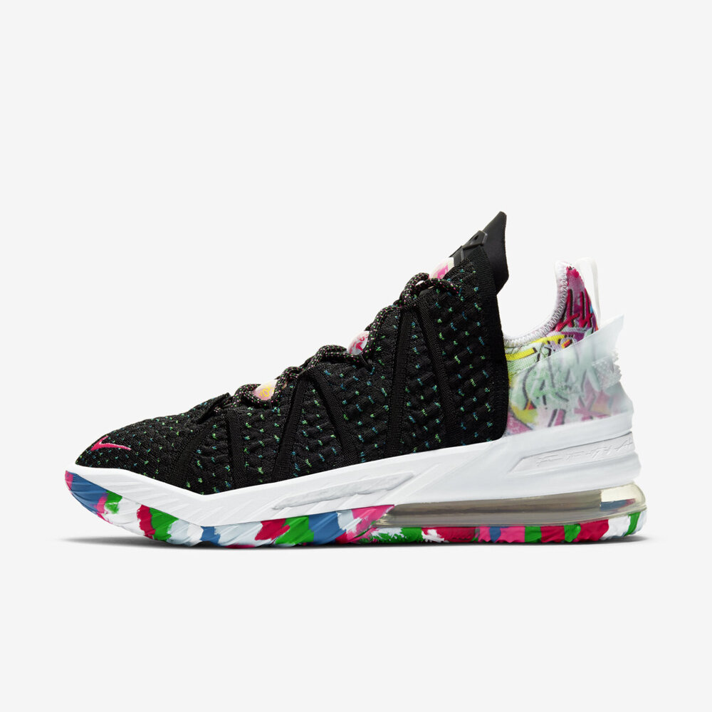 Nike Lebron Xviii Ep [CQ9284-002] 男鞋籃球運動休閒緩震抓地力穿搭黑