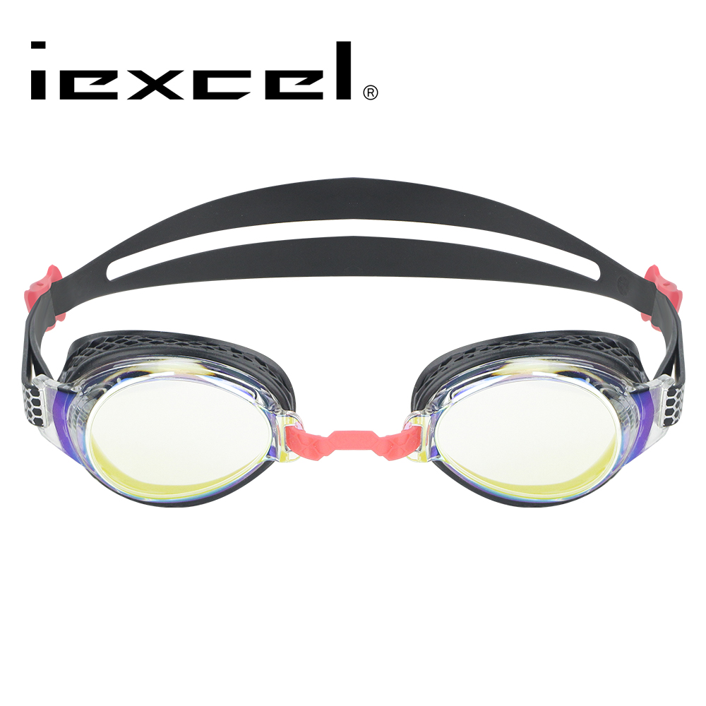 iexcel 蜂巢式電鍍專業光學度數泳鏡 VX-958