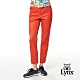 【Lynx Golf】女款吸濕排汗俏皮印花隱形拉鍊口袋窄管九分褲-橘色 product thumbnail 2