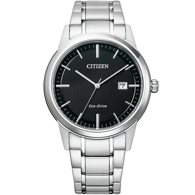 CITIZEN 星辰 光動能簡約大三針手錶 迎春好禮-40mm AW1231-66E