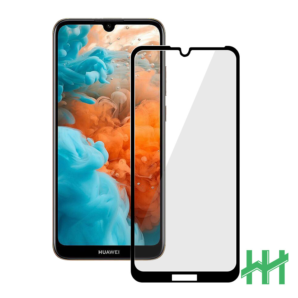 鋼化玻璃保護貼系列 HUAWEI Y7 Pro (2019)(6.26吋)(全滿版黑)