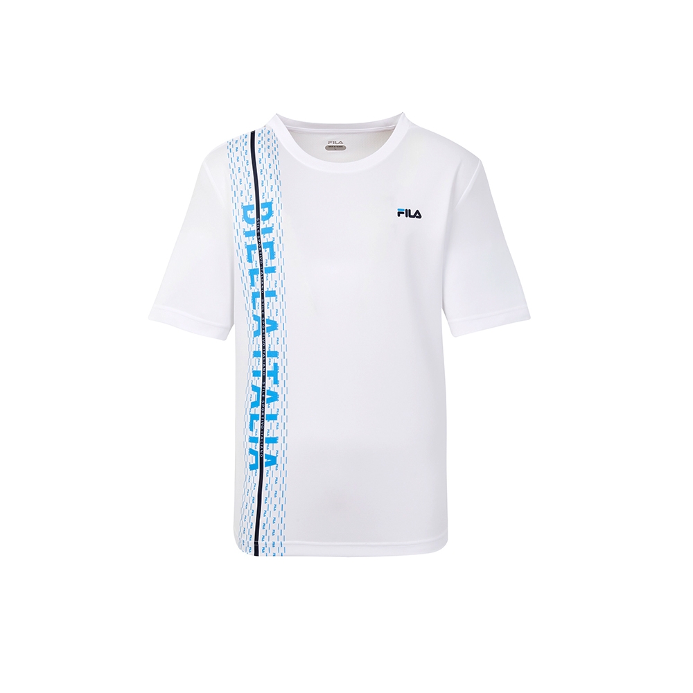 FILA 男抗UV吸濕排汗短袖T恤-白色 1TEY-1000-WT