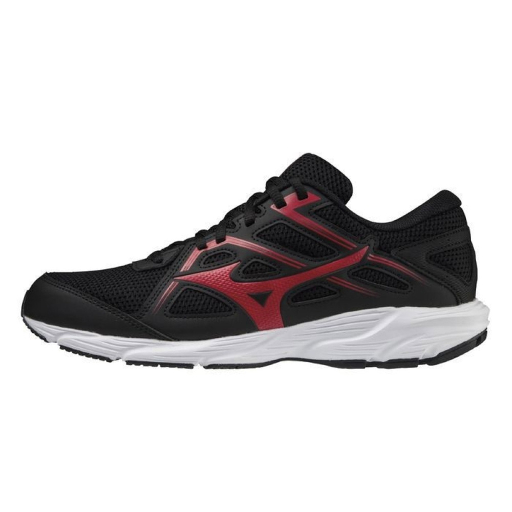 Mizuno Maximizer 25 [K1GA230003] 男女 跑鞋 運動 休閒 寬楦 輕量 緩震 耐磨 黑紅
