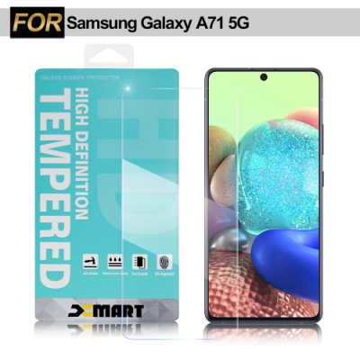 Xmart for Samsung Galaxy A71 5G 薄型9H玻璃保護貼-非滿版