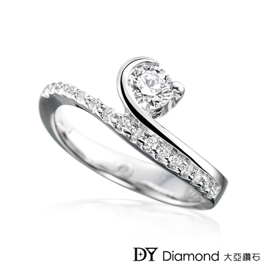 DY Diamond 大亞鑽石 18K金 0.20克拉 D/VS1 求婚鑽戒