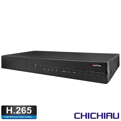 奇巧 H.265 16路800萬DTV 2160P台製iCATCH遠端雙硬碟款監控錄影主機