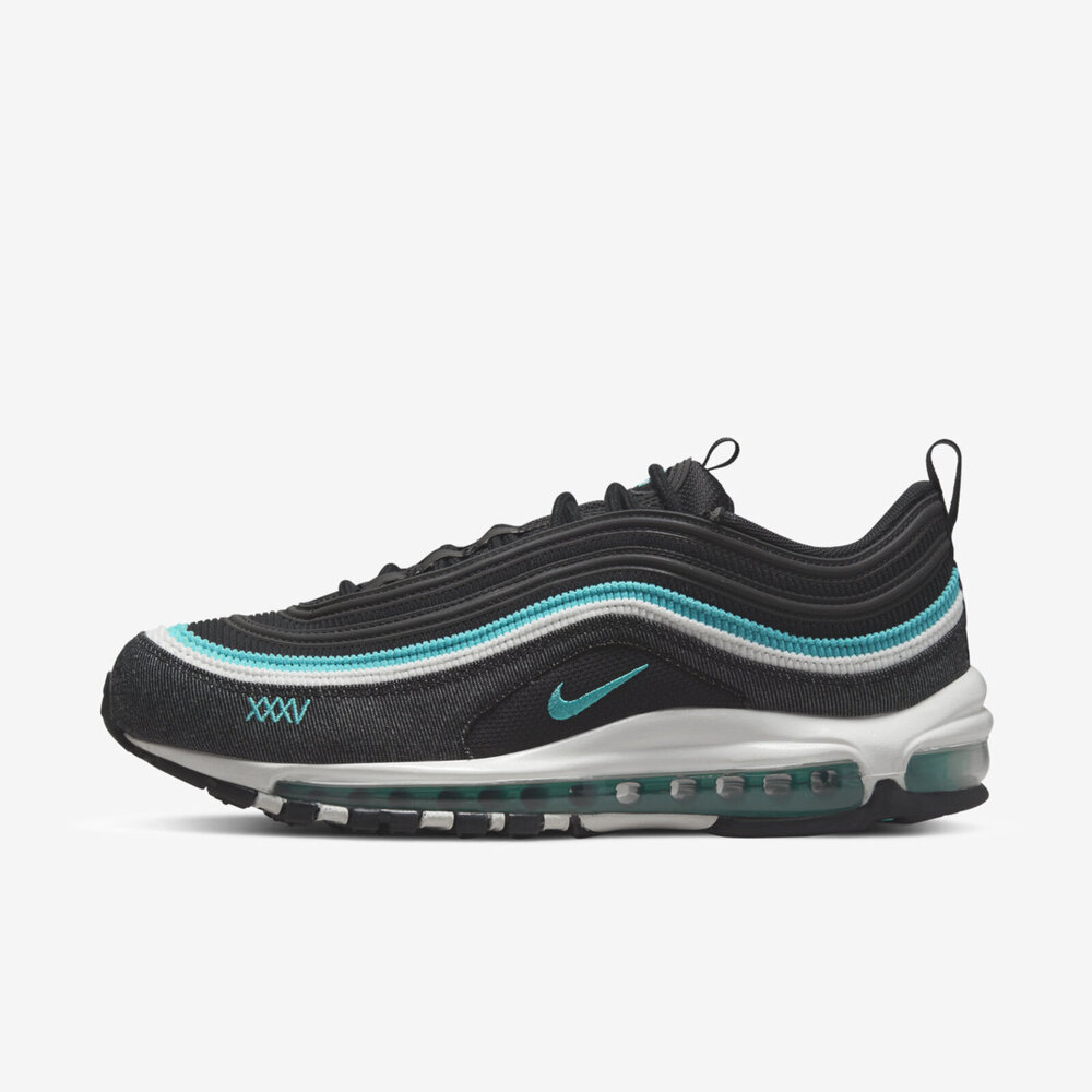 Nike Air Max 97 SE [DN1893-001] 男 休閒鞋 運動 經典 氣墊 緩震 35週年 綠寶石 黑