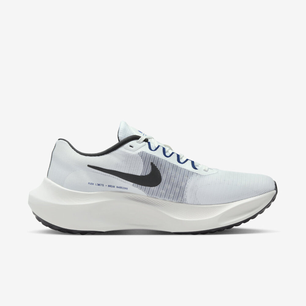 Nike Zoom Fly 5 [DZ2769-101] 男慢跑鞋運動路跑訓練輕量緩震支撐白黑