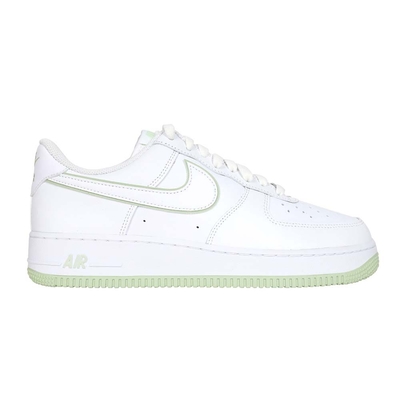 NIKE AIR FORCE 1 07 男運動休閒鞋-皮革 復古 經典 DV0788-105 白淺綠