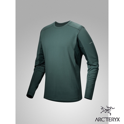 Arcteryx 始祖鳥 男 Rho Hybrid 圓領衫 篷車灰