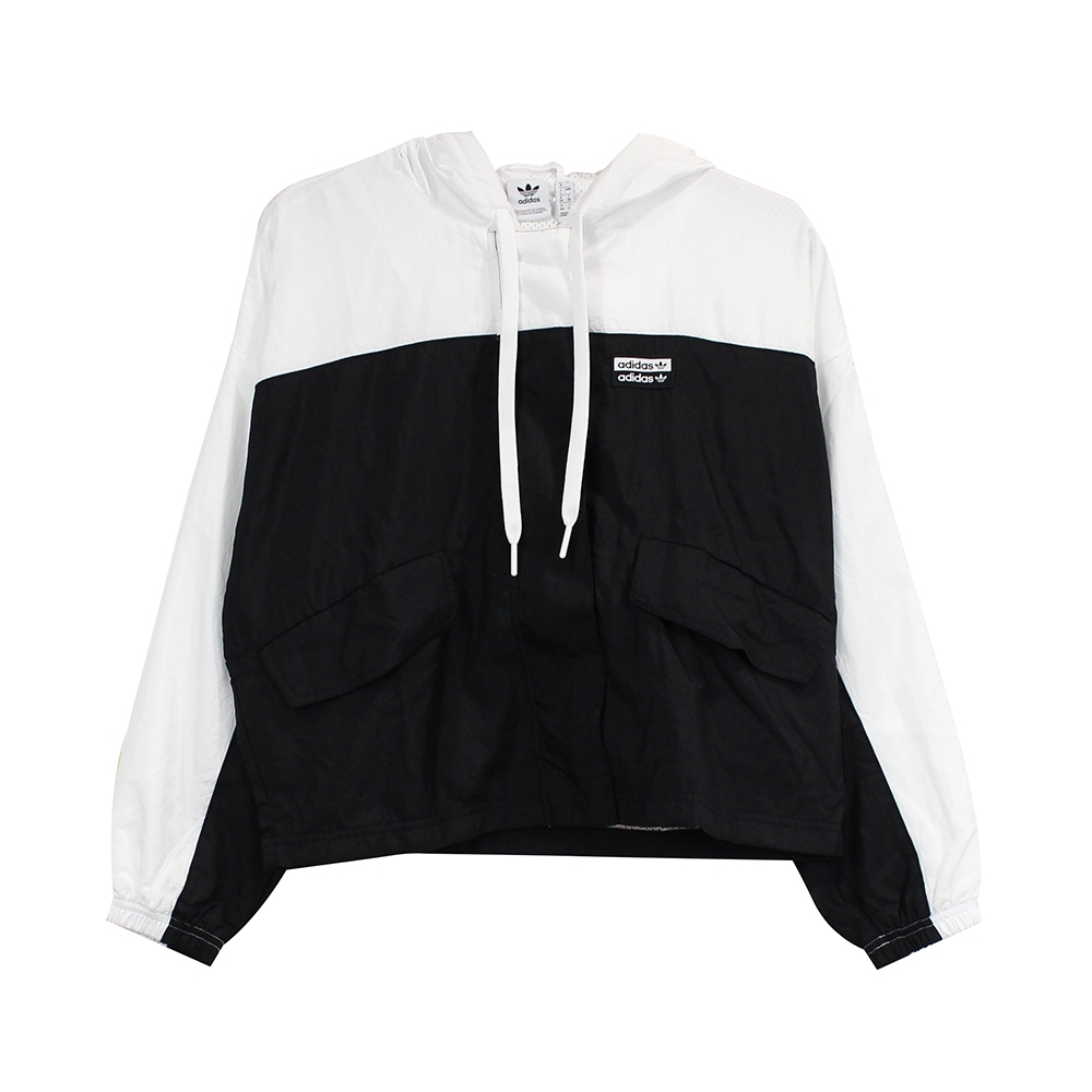 ADIDAS 女 Windbreaker 尼龍防風外套(連帽)