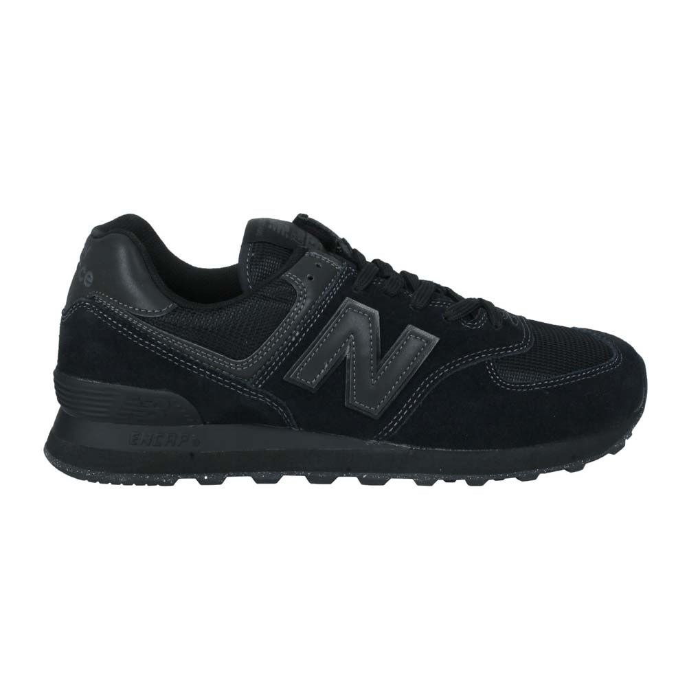 NEWBALANCE 男復古慢跑鞋-574系列 麂皮 慢跑 NB N字鞋 ML574EVE 黑