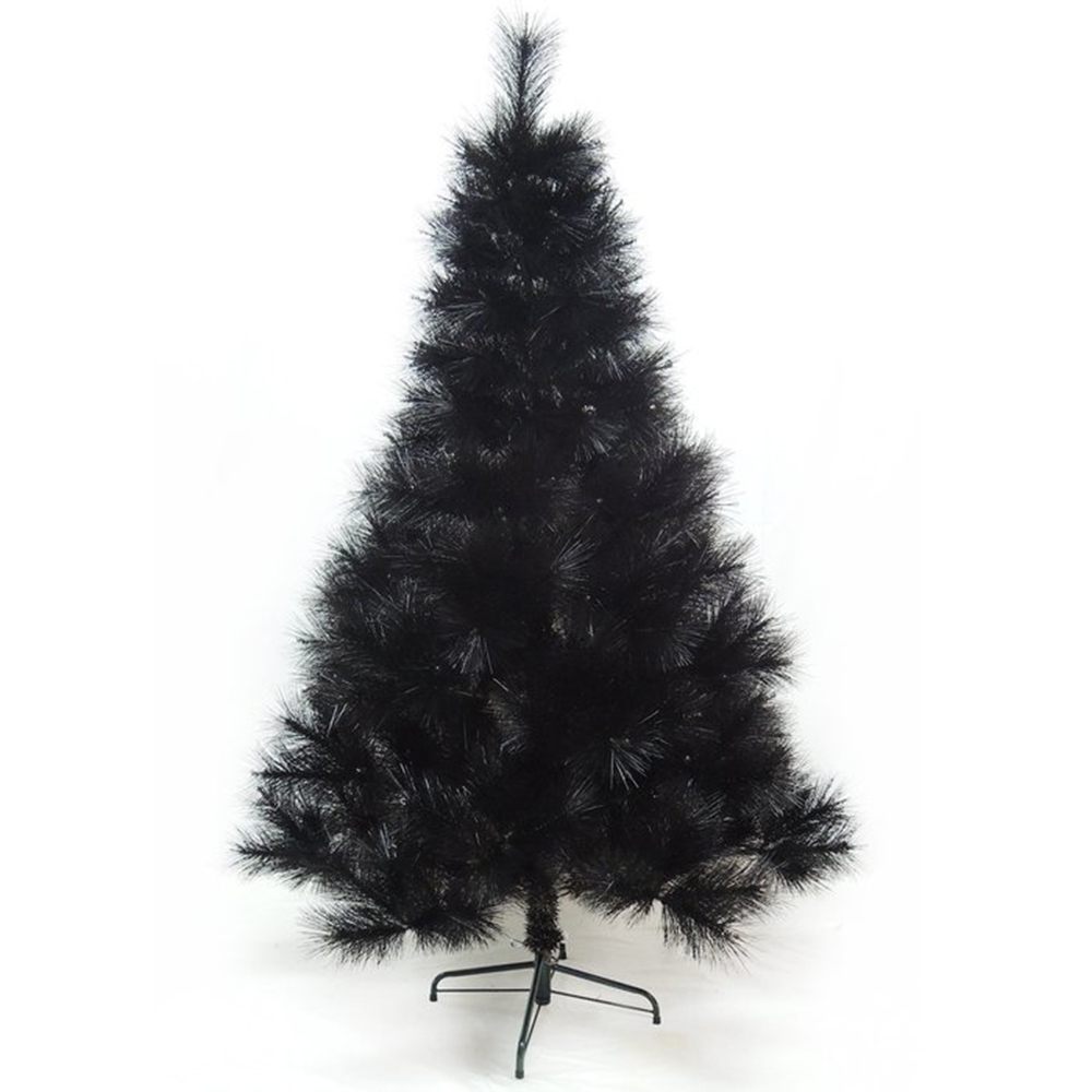 摩達客 耶誕-台製豪華型2尺/2呎(60cm)時尚豪華版黑色聖誕樹 裸樹(不含飾品不含燈)本島免運費