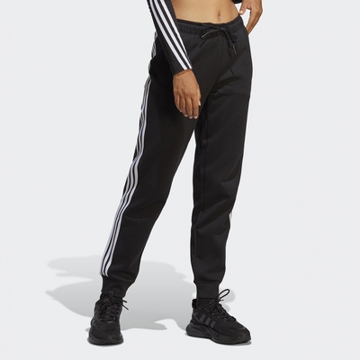 adidas 愛迪達 長褲 女款 運動褲 亞規 3-STRIPES 黑 HT4704