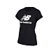 NEWBALANCE 女 短袖T恤 NEW BALANCE 黑白 product thumbnail 1