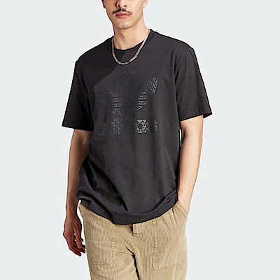 Adidas MONO Tee [II8159] 男 短袖 上衣 T恤 運動 經典 三葉草 棉質 舒適 穿搭 黑
