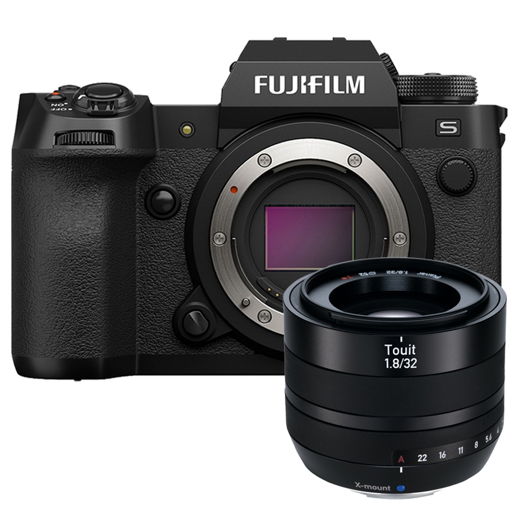 (最高6%無上限)FUJIFILM X-H2S 單機身 +  Zeiss Touit 1.8/32 鏡頭 公司貨/富士 單眼 相機