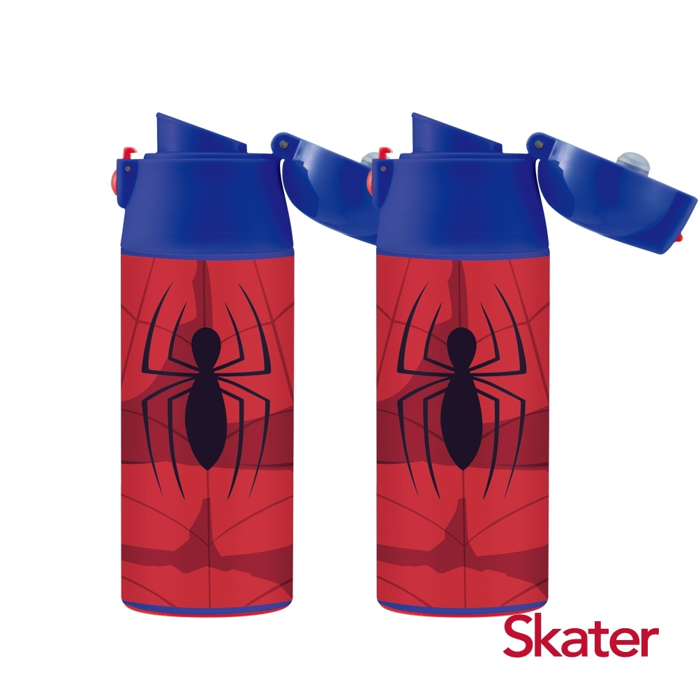 Skater 直飲2入-不鏽鋼保溫瓶(360ml)蜘蛛人2支