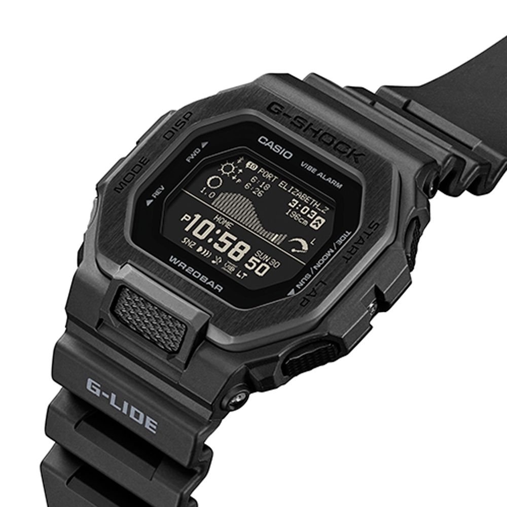 CASIO 卡西歐G-SHOCK 潮汐電子錶GBX-100NS-1-黑/50.9mm | G-SHOCK 