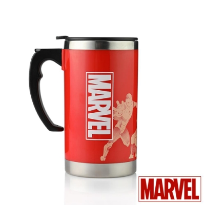 Marvel漫威 漫威系列#304不鏽鋼隔熱保溫辦公杯600ml(快)