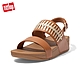 FitFlop LULU WRAPPED WEAVE BACK-STRAP SANDALS 金屬色編織造型後帶涼鞋-女(淺褐色) product thumbnail 1