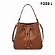 FOSSIL Tessa 真皮束口水桶包 (兩色可選) product thumbnail 1