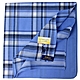 RALPH LAUREN POLO 紳士款抗菌速乾材質格紋方型帕領巾(藍色) product thumbnail 1