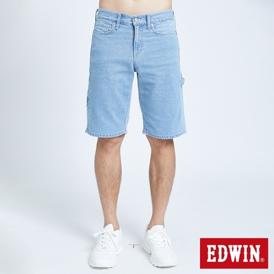 EDWIN 工裝短褲-男-漂淺藍