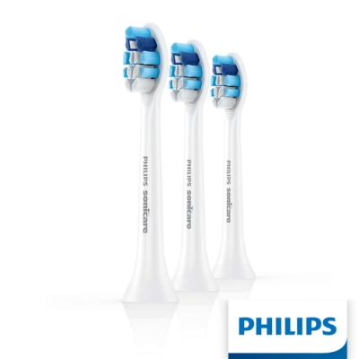 【Philips 飛利浦】音波震動牙刷牙齦護理標準刷頭3入 HX9033/05