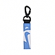 Nike 鑰匙圈 Premium Key Holder 藍 白 皮革 勾勾 荔枝皮 N101104845-1OS product thumbnail 1
