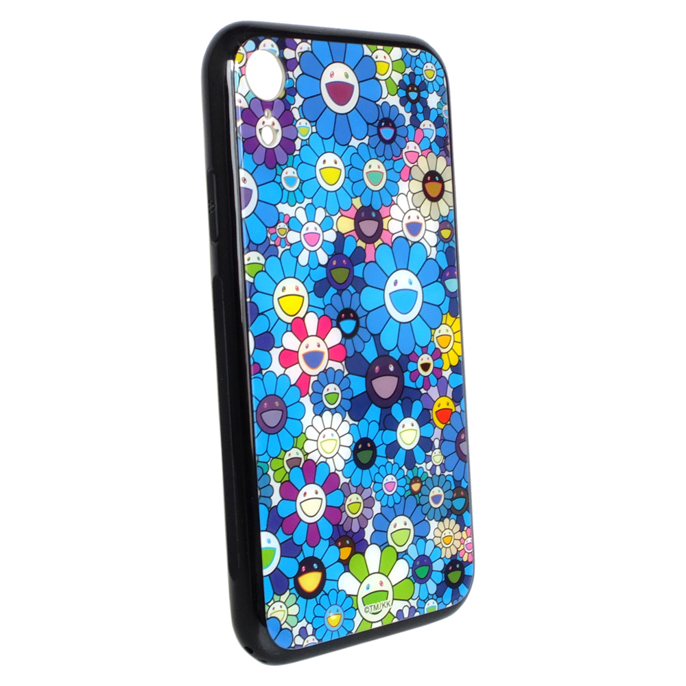 KaiKai Kiki 限量村上隆滿版花花設計I Phone XR手機殼(藍色) | 歐系