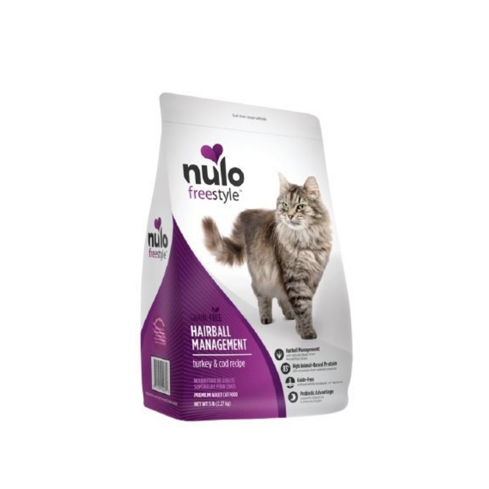 NULO紐樂芙-無穀高肉量化毛貓-野牧火雞+菊苣根 12lb (5.44kg)