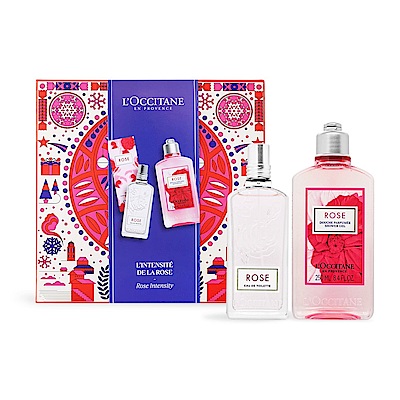 L'OCCITANE 歐舒丹 玫瑰香氛沐浴節慶限定禮盒(淡香水75ml沐浴膠250ml)